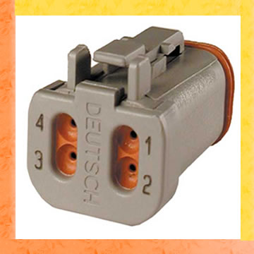 Automobile connector - DEUTCH DT06-4S-E003