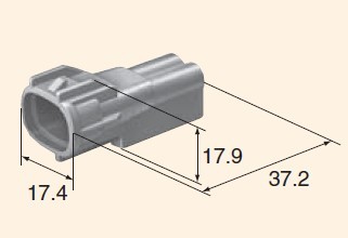 Automobile connector - TS SEALED SERIES 2.3mm6188-0266