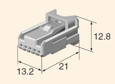 Automobile connector - TS SERIES (0.64mm) 6098-3810