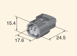 Automobile connector - HX SEALED SERIES 1.0mm) F(6189-0891)