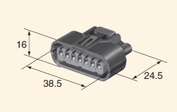 Automobile connector - HX SEALED SERIES 1.0mm) F(6189-0855)